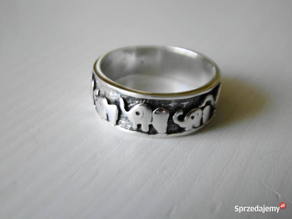 Solidny Pierścionekobrączka srebro 925 Warszawa sprzedam