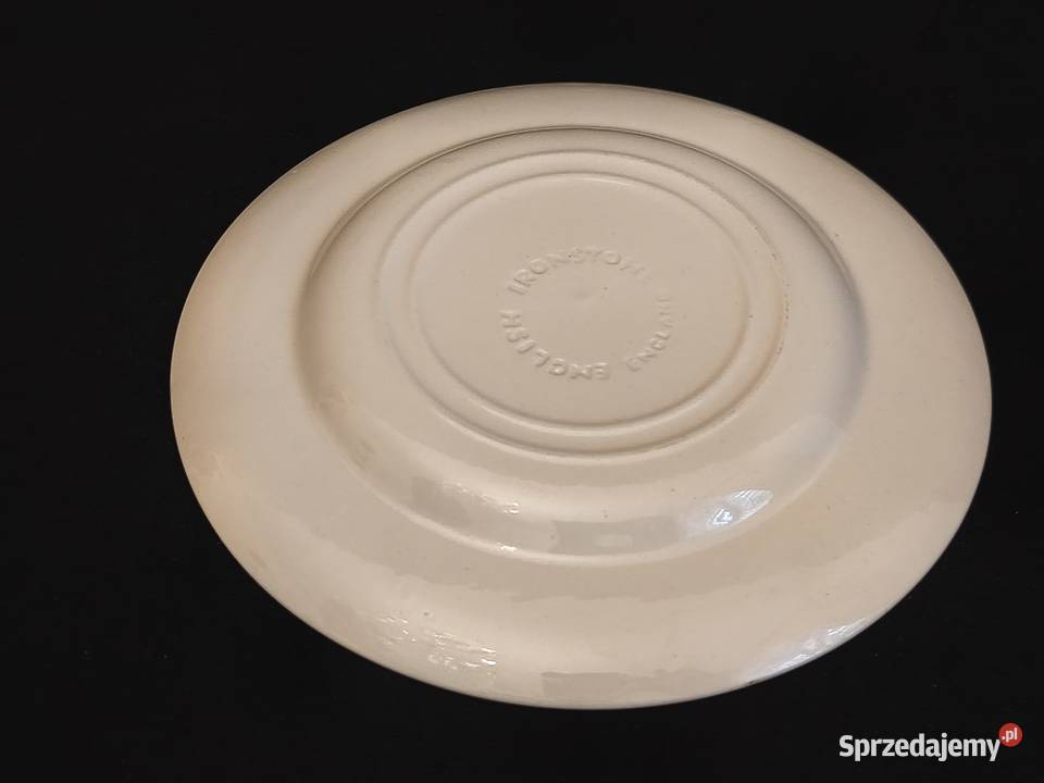 Talerz angielski Ironstone Porcelana i szkło Chełm