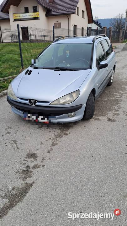 Peugeot 206 SW 11 Benzyna Długi Przegląd Czytaj wspomaganie kierownicy Myślenice