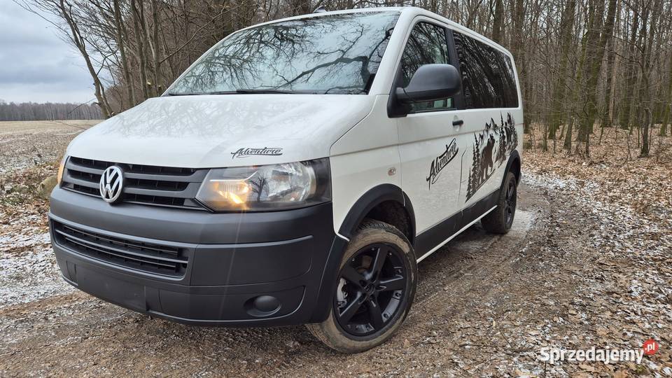 Volkswagen T5 lift 14r 69 150 baza kamper benzyna Pleszew