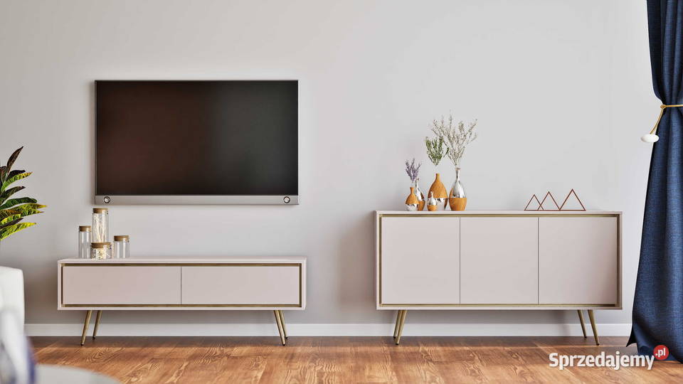 Komoda Tori 150 czarna kaszmir