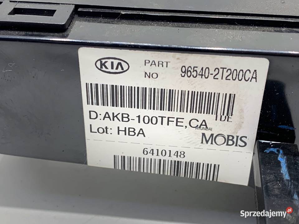 PANEL STEROWANIA RADIA KIA OPTIMA 965402T200CA sprzedam