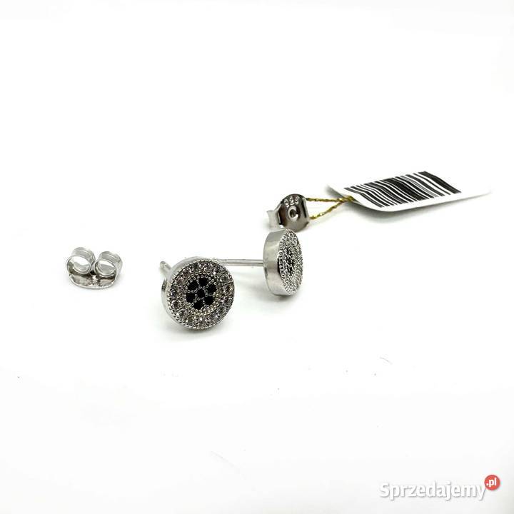 Nowe Srebrne Rodowane Kolczyki Próby 925 14g warmińsko-mazurskie Elbląg