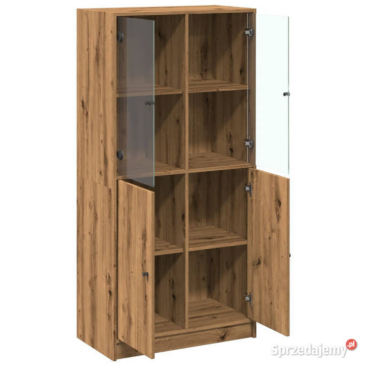 Szafka z drzwiczkami dąb artisian 68x37x142 mazowieckie Warszawa
