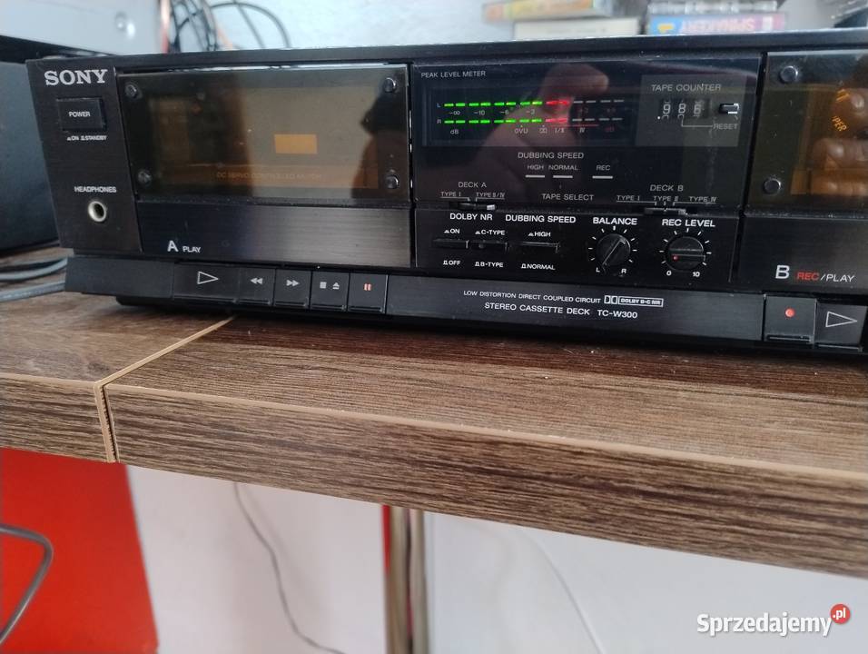 Magnetofon Deck Sony TCW300