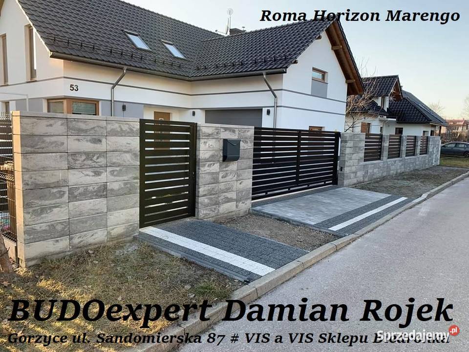 Pustak bloczek Joniec Roma Horizon Onyx Marengo Architektura ogrodowa