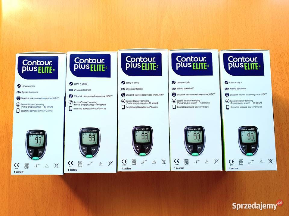 Glukometr Contour Plus Elite Paski testowe Zdrowie Piotrków Trybunalski