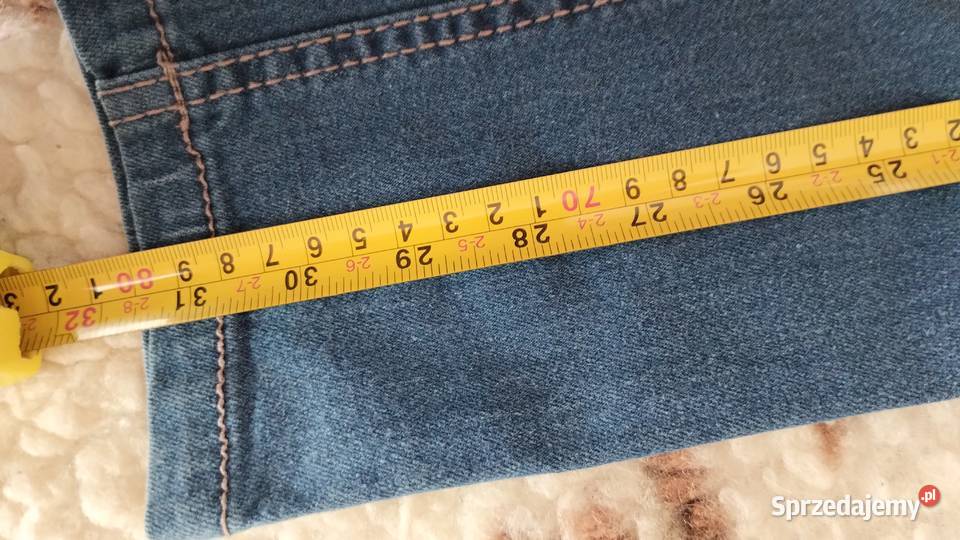 spodnie dziewczęce jeansowe rozmiar 140 wielkopolskie