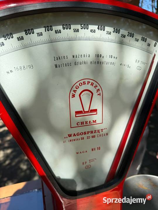 Waga sklepowa szalkowa PRL Augustów