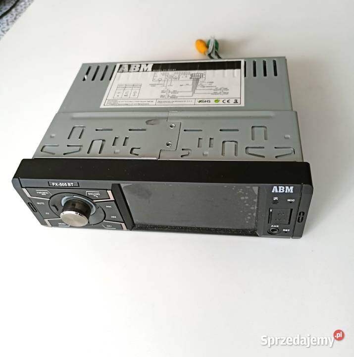 Radio samochodowe ABM FX505BT 1DIN 41 Audio Łódź sprzedam