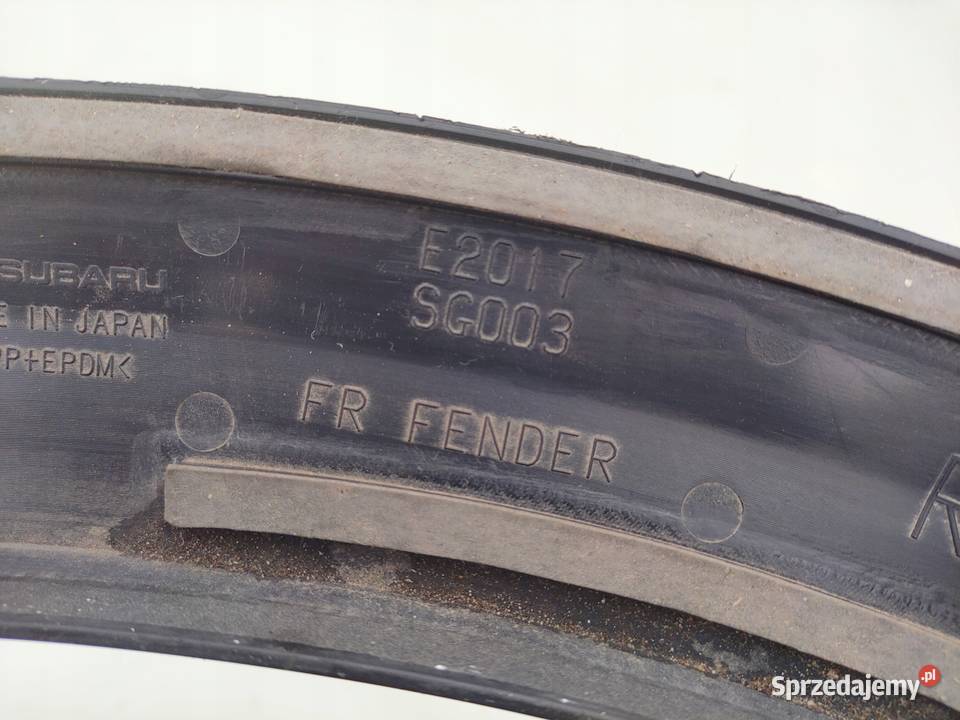 SUBARU FORESTER 4XT LISTWA BLOTNIKA PRAWY PRZOD osobowe sprzedam
