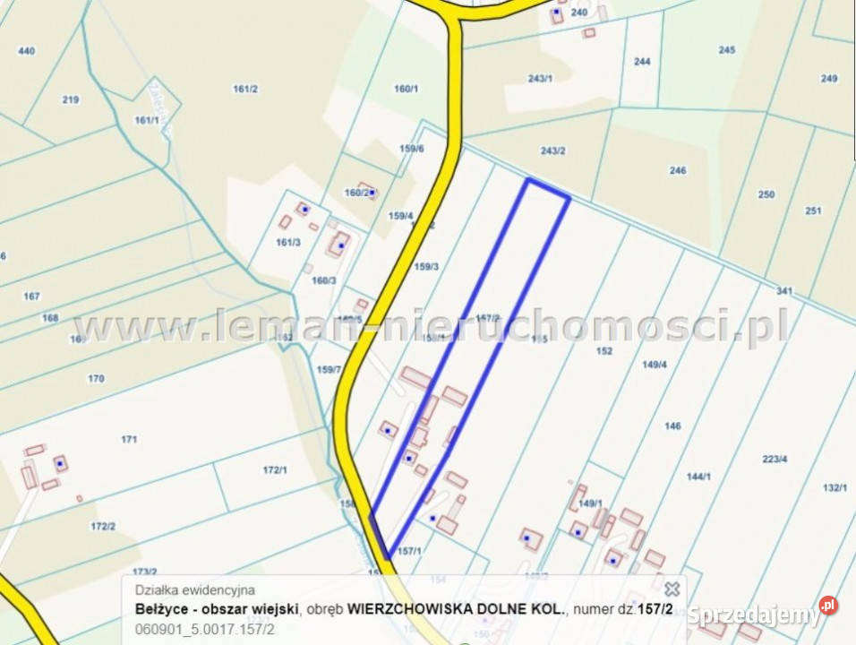 Dom wolnostojący Wierzchowiska Dolne 100 metrów