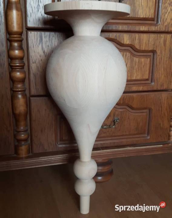 Noga toczona z drewna nogi toczone duża średnica Mława