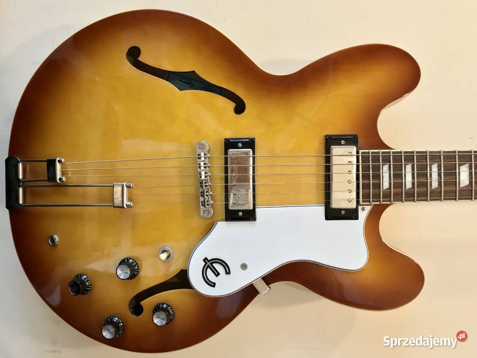 Epiphone Riviera Frequensator Royal Tan gitara Kultura i Rozrywka Warszawa