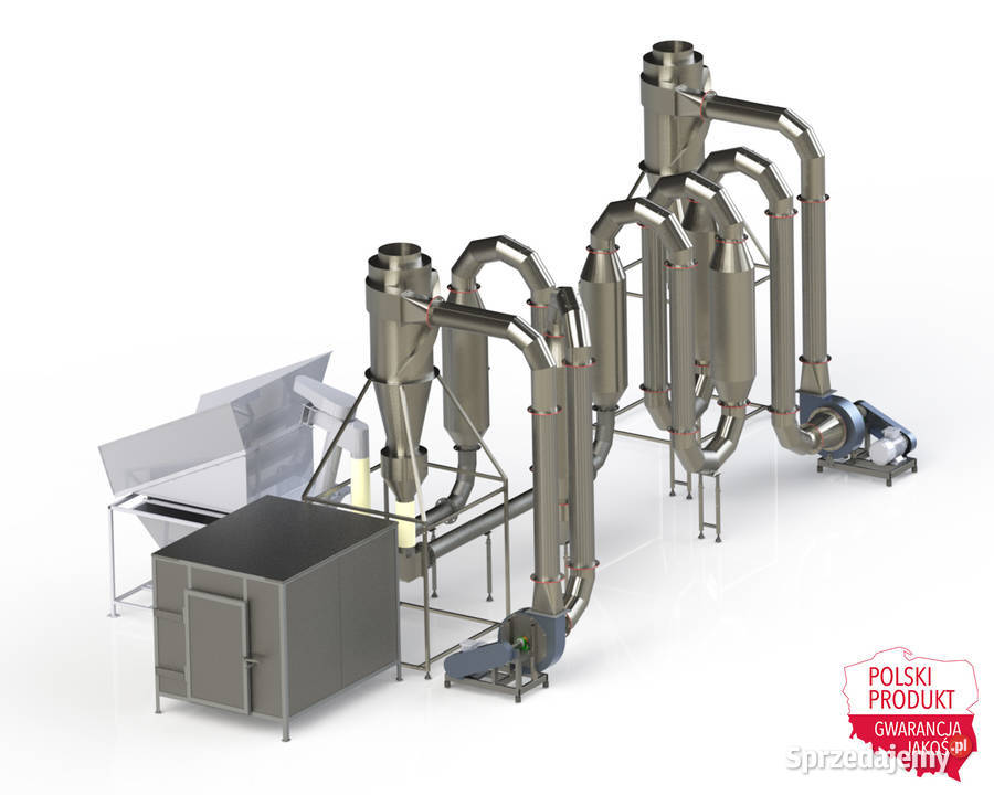 Suszarnia aerodynamiczna SOKÓŁ800 z palnikiem na Poznań