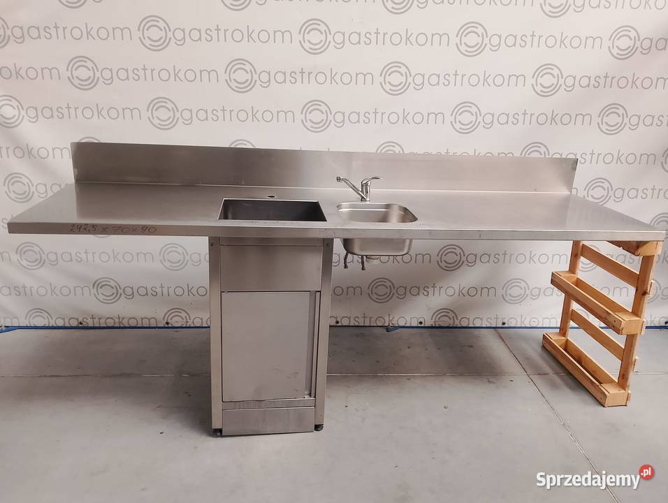 Stół ze zlewem i umywalką 2425x70x90 Wrocław