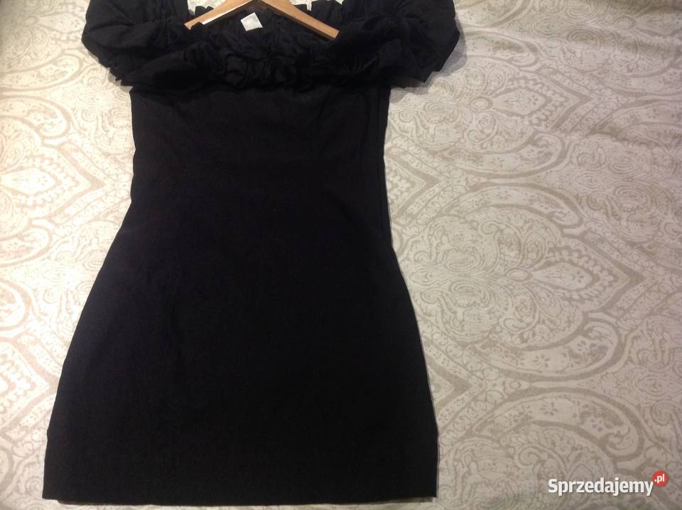 Sukienka Mini Mała Czarna Damska YAS S Rozmiar 36(S) Nowa Sól