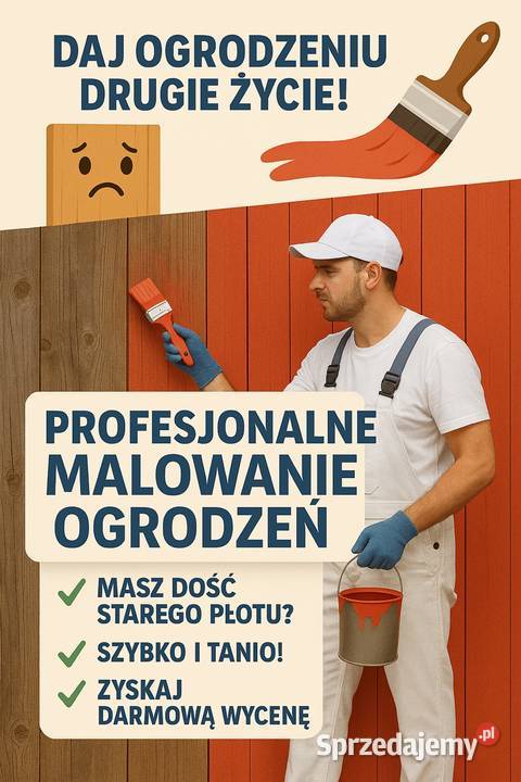 Malowanie ogrodzeń Rzeszów