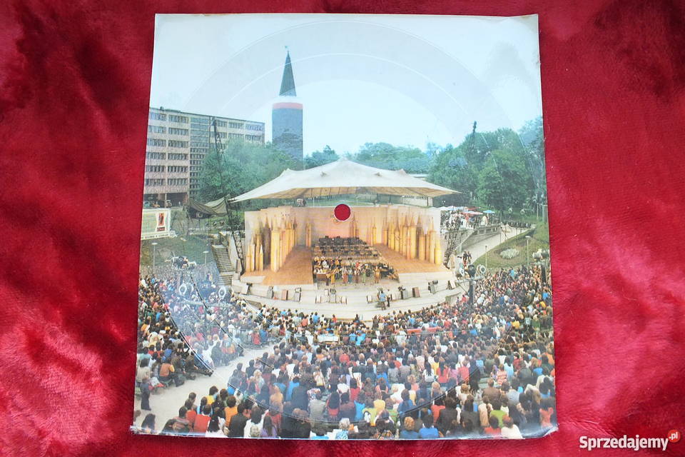 Stara pocztówka dźwiękowa M Rodowicz Sing Sing lubuskie