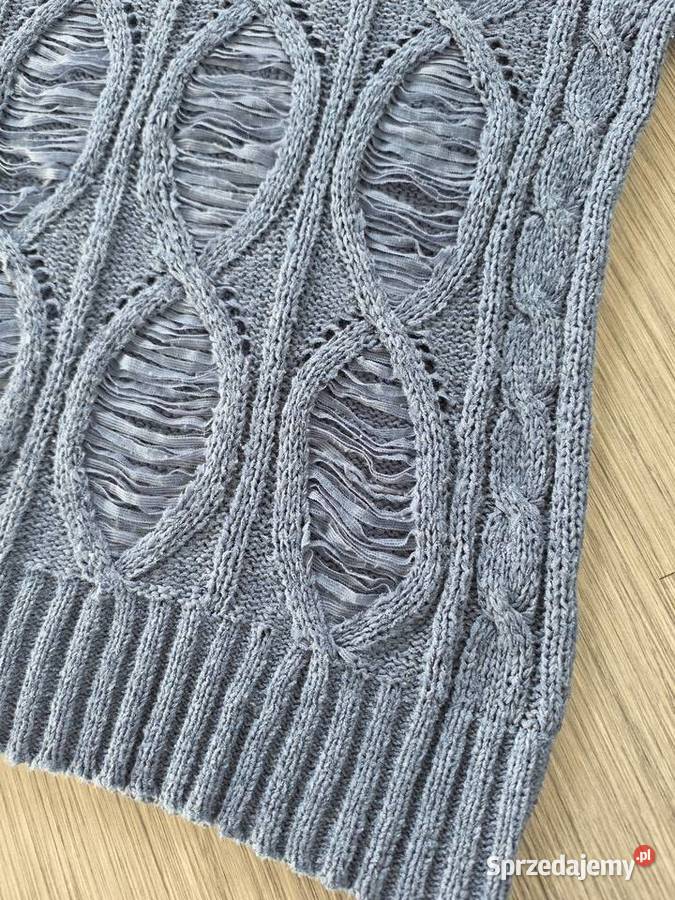 Niebieska bluzka z prześwitem Orsay Bluzki i koszule Nowogard