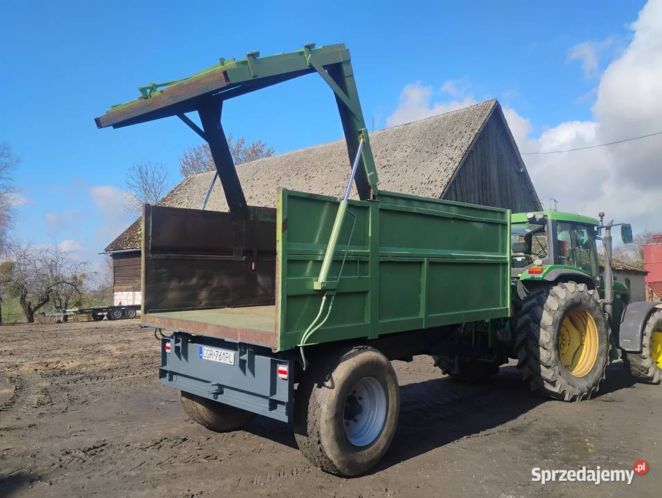 Przyczepa jednoosiowa 8t Plesewo sprzedam