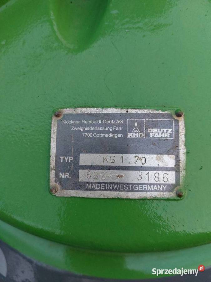 Zgrabiarka Deutz Fahr ks170 nieuszkodzony sprzedam