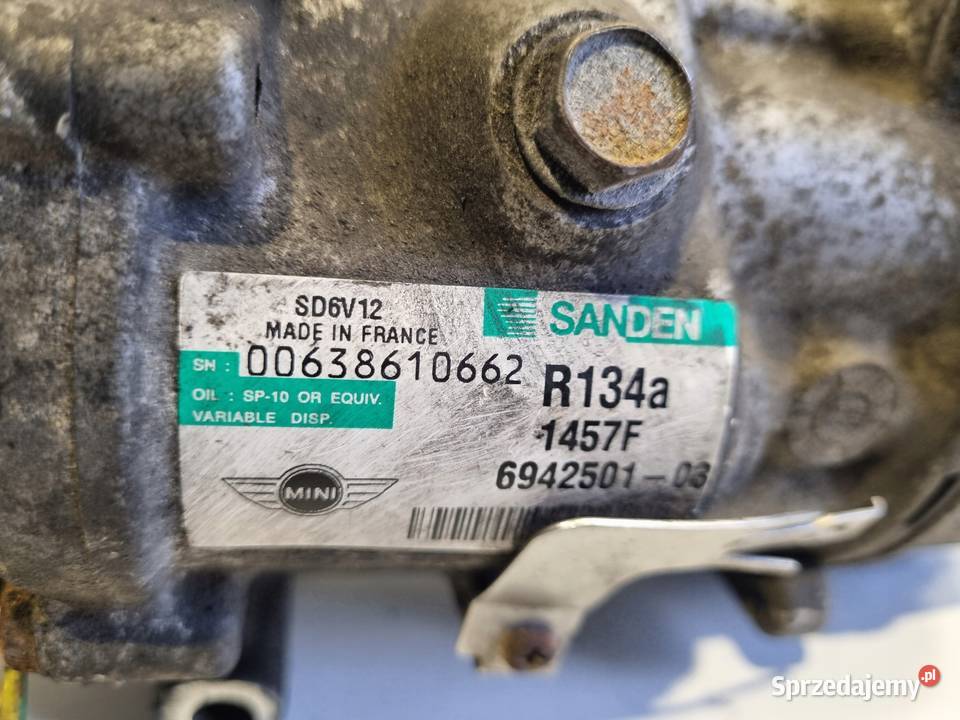 SPRĘŻARKA KLIMATYZACJI Mini Cooper R56 16 16V lubelskie Rudka