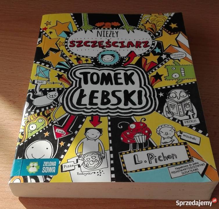 Tomek Łebski Tom 7 Niezły szczęściarz Liz Pichon Książki dla dzieci pomorskie Gdańsk