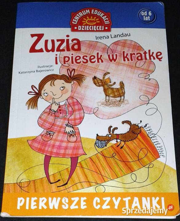Zuzia i piesek w kratkę Pierwsze czytanki Irena Rok wydania 2014 Pozostałe Chełm