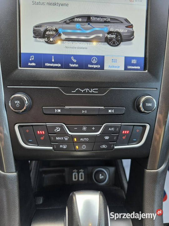 Ford Mondeo 2021r Salon Polska 1Właściciel 20 elektrycznie ustawiane fotele podlaskie Białystok