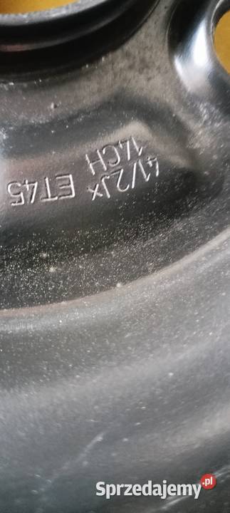 4x100 KOŁO FELGA AGILA OPEL 15545 r14 ORYGINALNE Części samochodowe Mietków