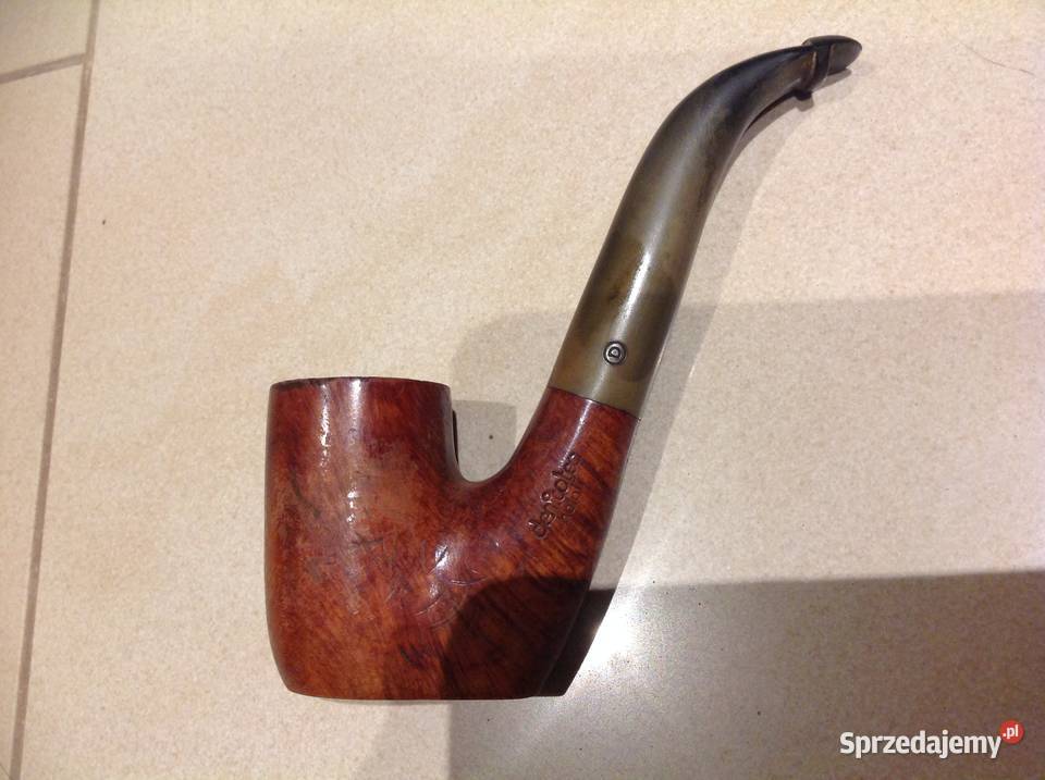 Stara Fajka Drewniana Sygnowana Pozostałe