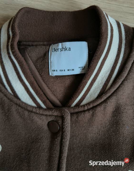 Bluza Bershka brązowo kremiwa Gdańsk