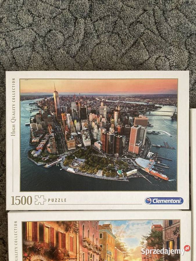 Zestaw 3 puzzle 1500sztuk clementoni