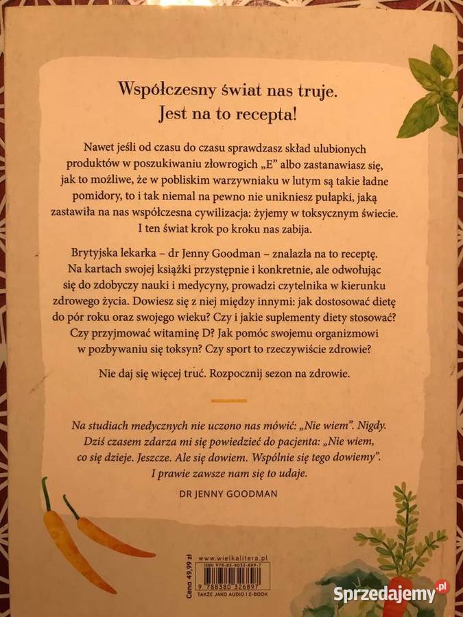 Sezon na zdrowie dr Jenny Goodman tłum z j Rok wydania 2022 Zbąszynek