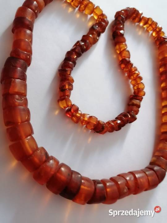 Stary Naszyjnik Bursztyn Vintage Białystok