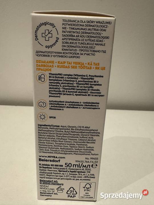 Nivea Men Sensitive nawilżający krem do twarzy Dla mężczyzn wielkopolskie Poznań