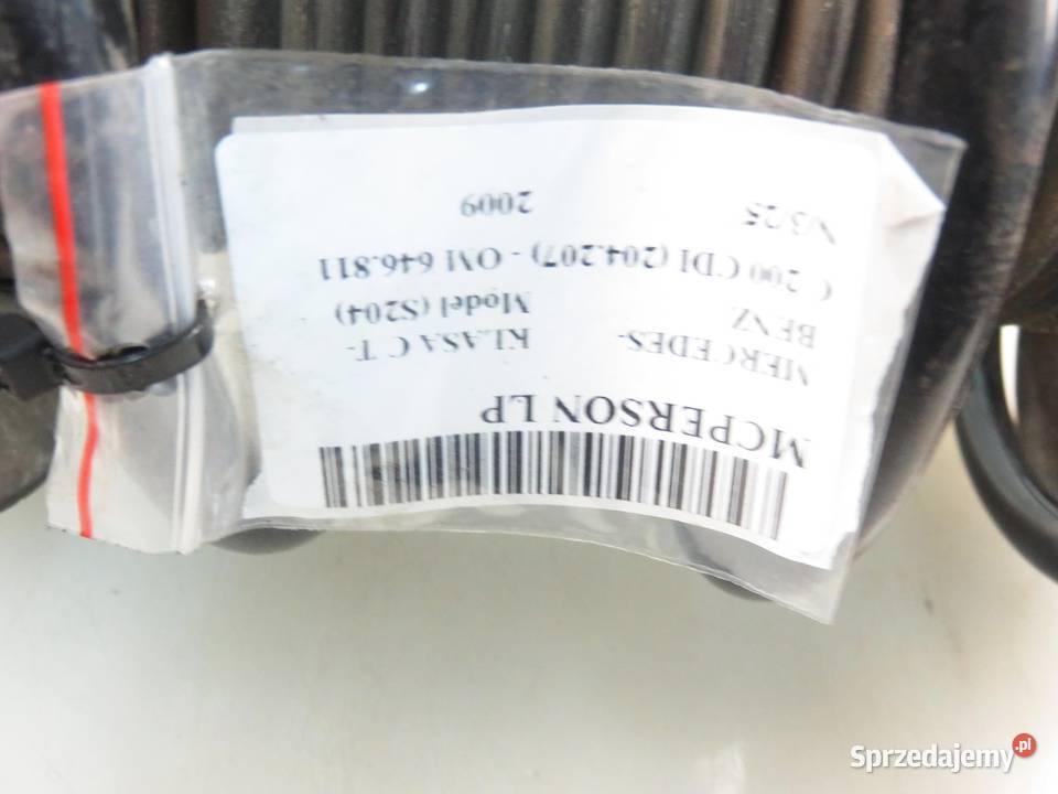 MCPERSON LEWY PRZEDNI MERCEDES S204 C 200 CDI