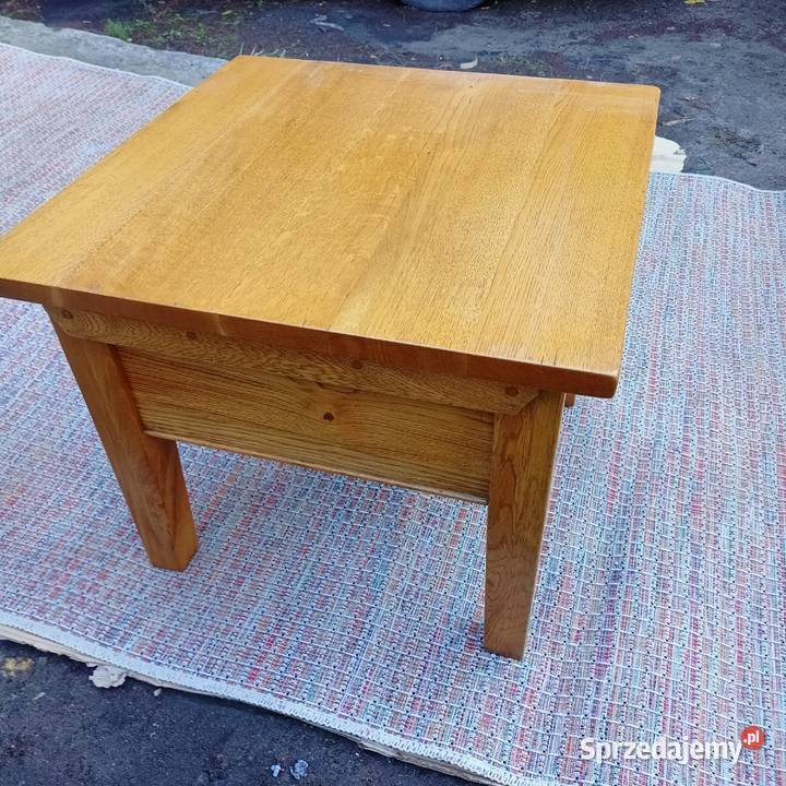 Stolik Drewniany Mini z szufladą