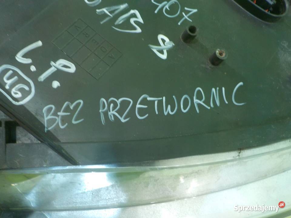 PEUGEOT 407 COUPE 30 V6 06r 2D COUPE lampa lewa osobowe Suków