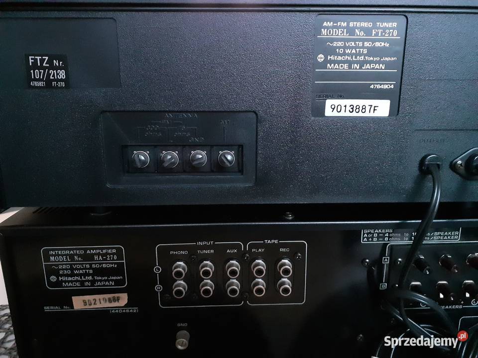 Zestaw HITACHI Wieże i miniwieże podkarpackie Rzeszów