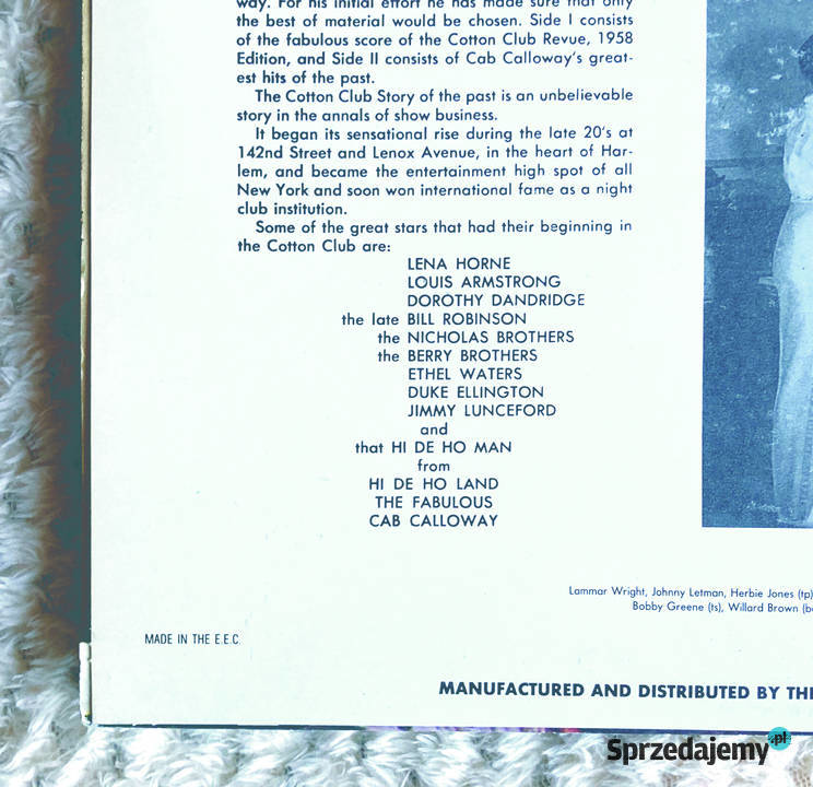 Cab Calloway Cotton Club Revue 1958 Szczecin
