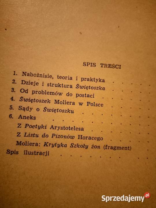 Świętoszek Moliera analizy literatura księgarnia Rok wydania 1968 mazowieckie Warszawa