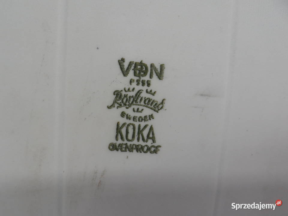 Szwedzki Klasyk MidCentury Półmisek Żaroodporny wielkopolskie