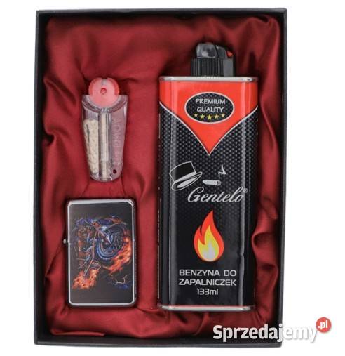 Zestaw Zapalniczka Benzynowa Knot i Kamienie