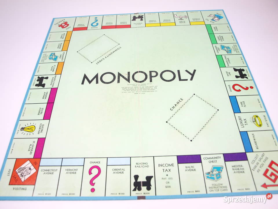 Monopoly z 1974 roku UNIKAT małopolskie Kraków