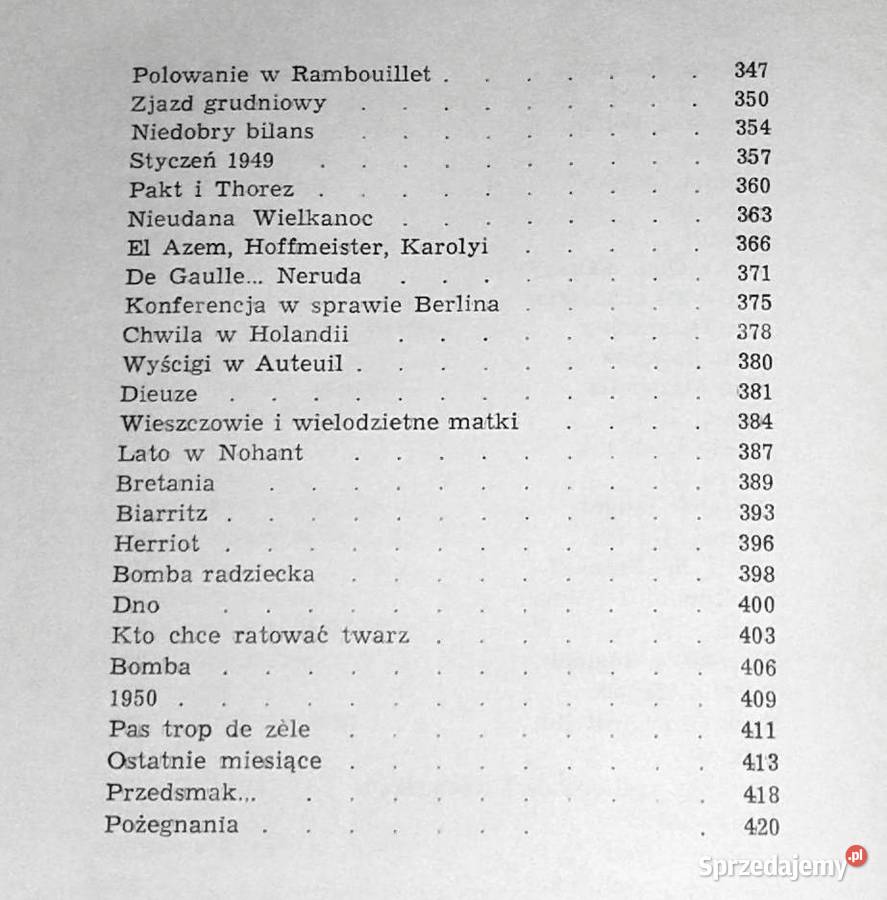 Pół wieku zagranica Jerzy Putrament Chełm sprzedam