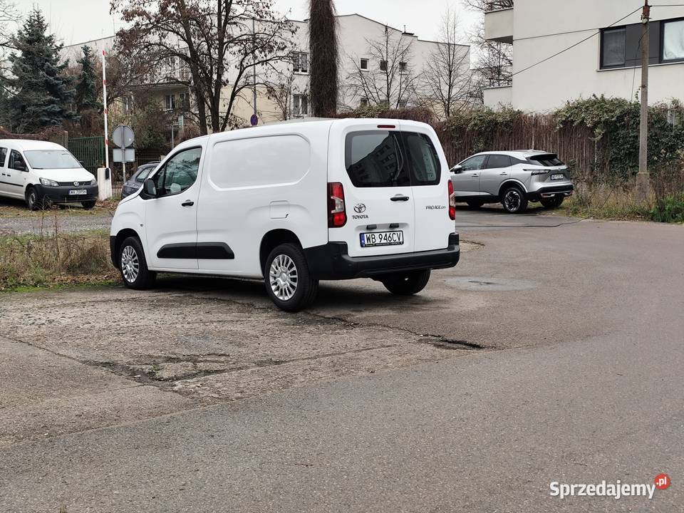 Toyota Proace City na fabrycznej gwarancji 102KM Warszawa