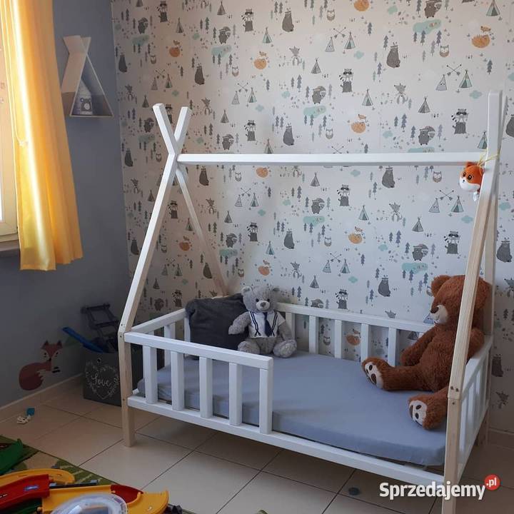 Łóżko TIPI pod materac 160x80 w stylu Gorlice