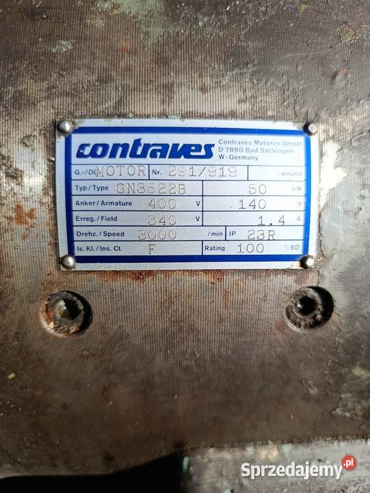 Silnik prądu stałego 50 kw 400v 3000obr śląskie Zabrze